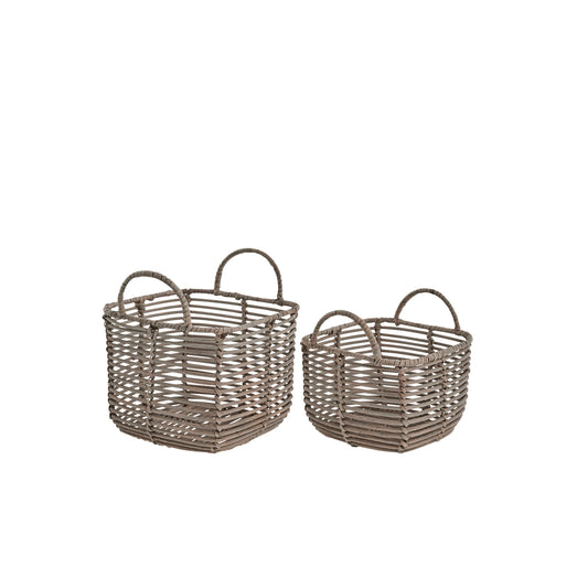 LENE BJERRE - Harper manden set 2 stuks - Naturel