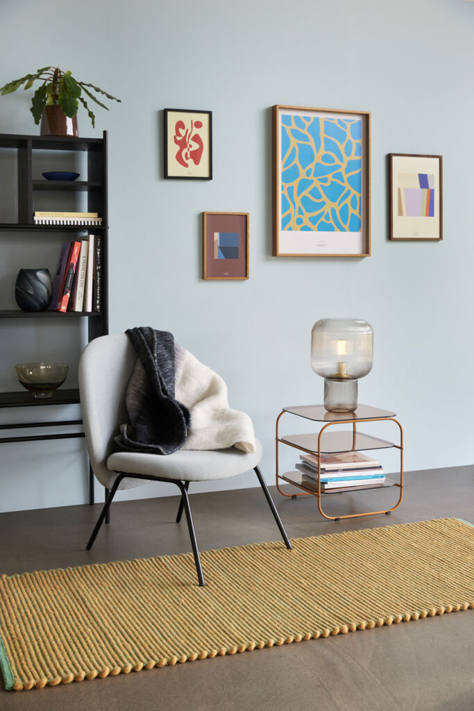 HUBSCH - Pirum tafellamp rookglas - Bruin