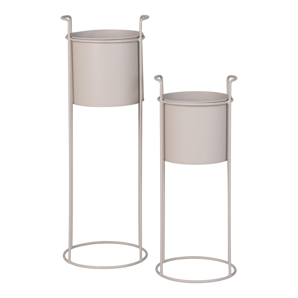 House Nordic - Rabo bloemenstandaard- sand - set van 2