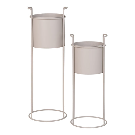 House Nordic - Rabo bloemenstandaard- sand - set van 2