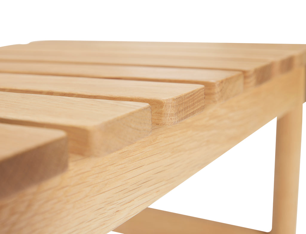 HUBSCH - Row bankje -Small naturel