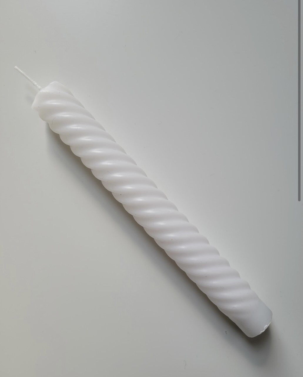 MILK&HONEY - Spiraalkaars WIT (set 6st)