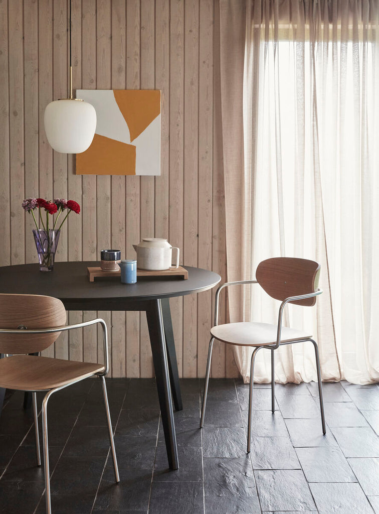 HUBSCH -Stay eettafel rond - Zwart