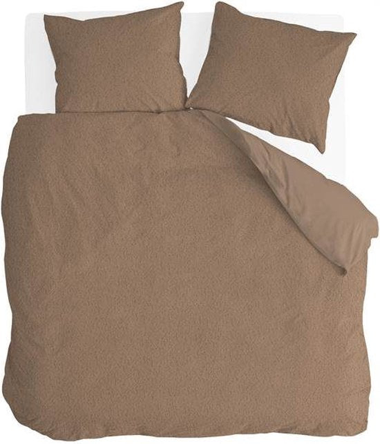 BYRKLUND - 'soft & fluffy' Teddy dekbedovertrek - TAUPE