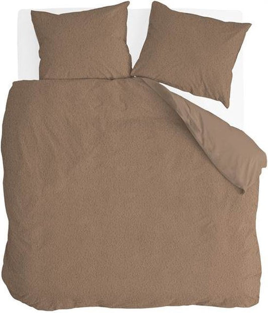 BYRKLUND - 'soft & fluffy' Teddy dekbedovertrek - TAUPE
