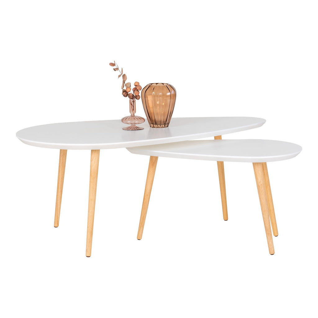 House Nordic - Vado salontafel wit/naturel