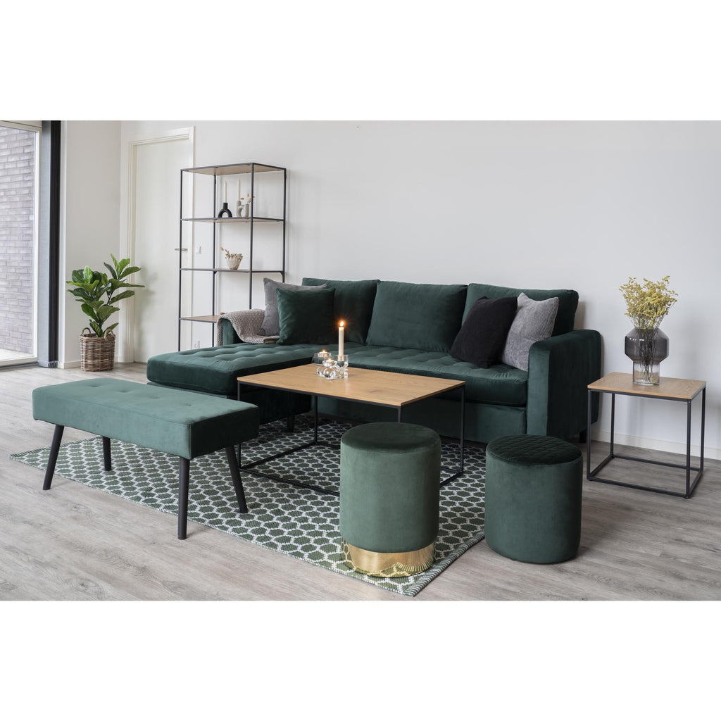 House Nordic - Vita salontafel - zwart/eik