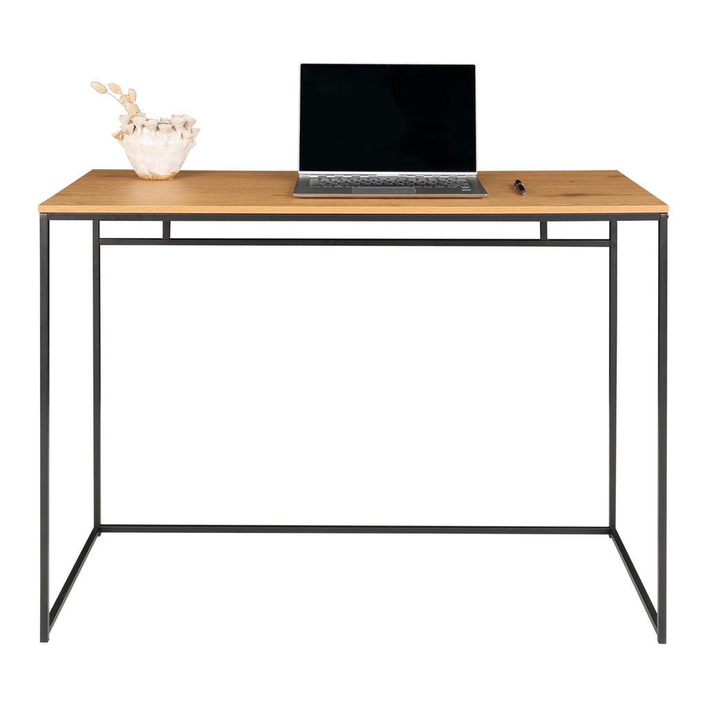 HOUSE NORDIC - Vita bureau - zwart/eik
