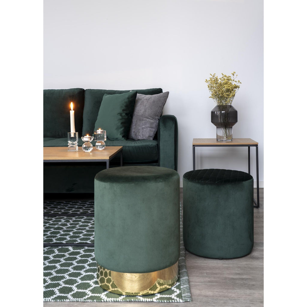 HOUSE NORDIC - Vita bijzettafel -  zwart/eik