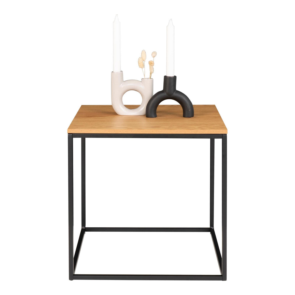 HOUSE NORDIC - Vita bijzettafel -  zwart/eik